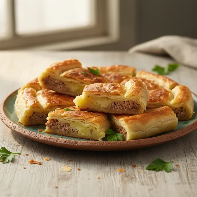 Börek (Patates ve Kıymalı Karışık)